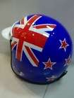 Vintage Motorcycle Scooter Helmet New Zealand Flag