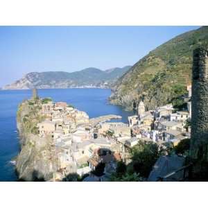  Village of Vernazza, from the East, Cinque Terre, Unesco 