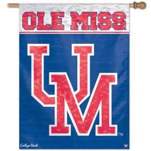  Mississippi Rebels Vintage Vertical Flag 27x37 Banner 