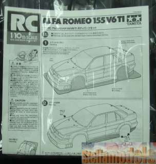 84234 TAMIYA 1/10 ALFA ROMEO 155 V6 TI BODY PARTS SET  