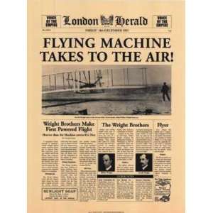 Flying Machine Takes To The Air Poster Print:  Home 