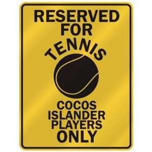   ENNIS COCOS ISLANDER PLAYERS ONLY  PARKING SIGN COUNTRY COCOS ISLANDS