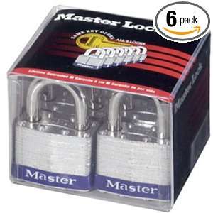  Master Lock 3001CUPK Steel Padlock, Keyed Alike, 1 3/4 