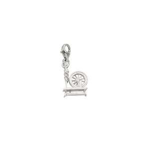  Rembrandt Charms Spinning Wheel Charm with Lobster Clasp 