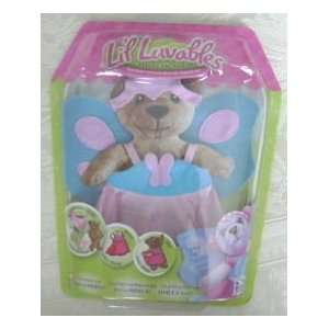  Lil Luvables Fluffy Factory Bear Wear   Fantasy Fun Pink 
