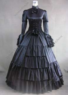 Victorian Corset Gothic Prom Dress Ball Gown 068 XL  