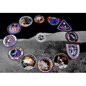  Apollo Missions Patch Set Arts, Crafts & Sewing