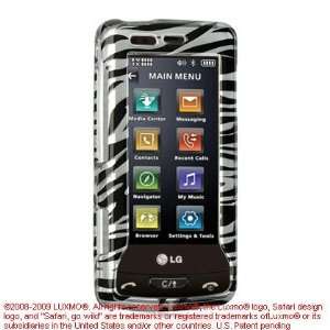 LG Versa VX9600 Silver Zebra Design Phone Protector Case