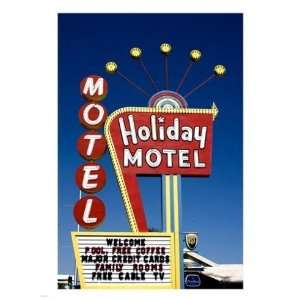 Pivot Publishing   B PPBPVP2877 Holiday Motel Sign, Las Vegas, Nevada 