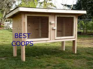 Chicken Coop Rabbit Hutch Plan 3