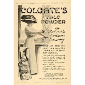   Ad Colgate Cashmere Bouquet Talc Powder Cosmetics   Original Print Ad