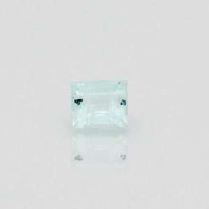    Aquamarine Blue Facet Emerald Cut 1.28 ct Natural Gemstone Jewelry