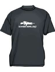 ZOMBIE REPELLENT Machine Gun Logo Kids T Shirt 2T thru Youth XL