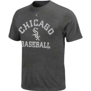   White Sox Charcoal Market Value Heathered T Shirt