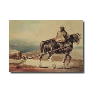  The Barge Horse Giclee Print