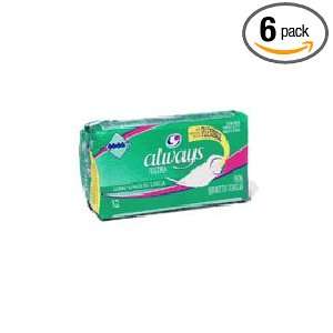  Always Ultra Thin Long/Super Pads with Wings Unscented 32 