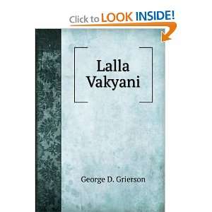  Lalla Vakyani George D. Grierson Books