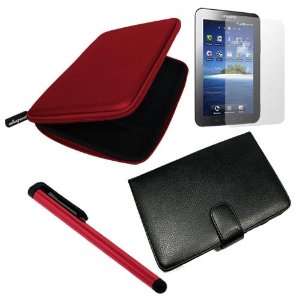  Premium LCD Clear Screen Protector + Red EVA Carrying Bag 