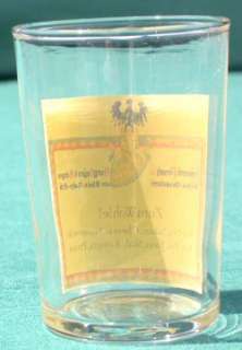 Set Of 4 Vintage Essen W.Germany Veba Glas Shot Glass  