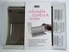AMCO Houseworks 11686 Acrylic Adjustable Cookbook Book 