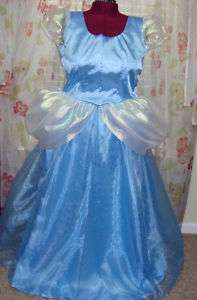  Adult Disney Satin Cinderella Gown Dress Costume 14 16 18 20  