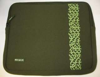 Targus Laptop Notebook Bag Neoprene Sleeve 15.6  