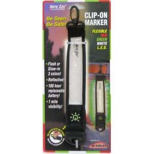   Clip On LED Marker Light Stick Reflector Tri Color