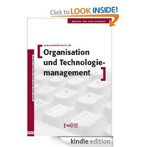 Organisation und Technologiemanagement (German Edition) Hans Dieter 