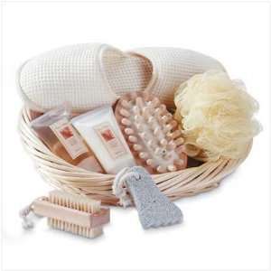 Spa Gift Set in Basket  Grocery & Gourmet Food