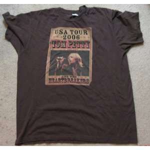  Tom Petty   USA Tour 2006 T shirt 