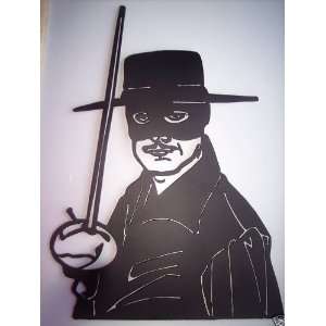  Zorro Metal Wall Art Movie and Home Theater Decor: Home 