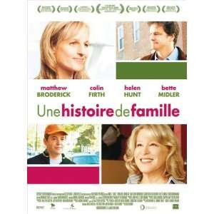   French 27x40 Helen Hunt Colin Firth Bette Midler