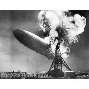  Hindenburg Explodes In Lakehurst, NJ   May 6, 1937