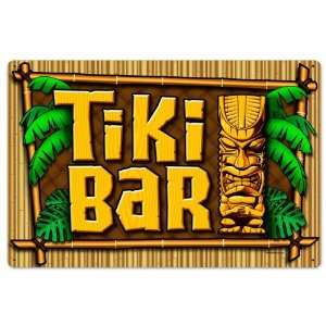  Tiki Bar Metal Sign