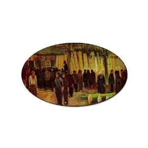  Lumber Sale By Vincent Van Gogh Oval Sticker Everything 