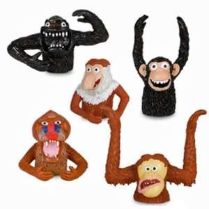  Monkey Finger Puppets (five)