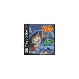 BLACK BASS WITH BLUE MARLIN VIDEO GAME HOT B FISHING SERIES FEATURING 