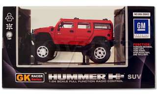 GK Racer Series HUMMER H2 SUV 1:24 SCALE FULL FUNCTION RC *NEW 