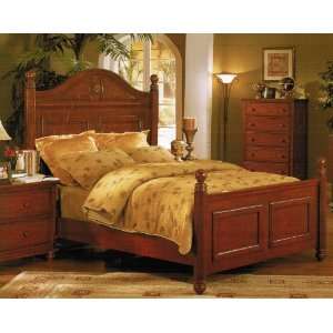 Eastern King Size Bed   Cherry Brown Finish: Home 