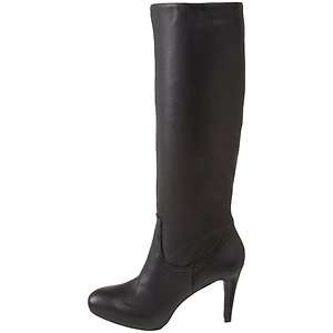 Enzo Angiolini Womens Gibbons Black Leather Boot  