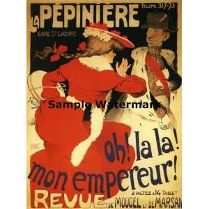  1903 Oh La La MON Empereur Revue Theater Theatre France French 