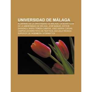  Universidad de Málaga Alumnado de la Universidad de 