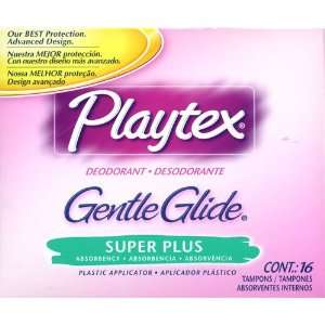  Playtex Gentle Glide Super Plus Tampons, 16 Each: Health 