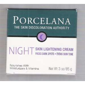 Porcelana Nighttime Skin Lightening Cream with Moisturizers and 