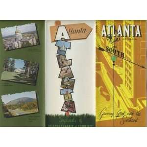  Atlanta Georgia Brochure 1956 Growing Great with the 