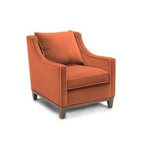  Williams Sonoma Home Presidio Chair, Glazed Linen, Coral 