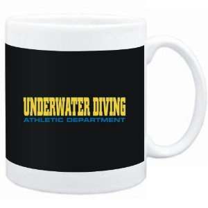  Mug Black Underwater Diving ATHLETIC DEPARTMENT  Sports 