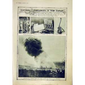  German Instruments War Torture Gas Bullets Warfare 1917 