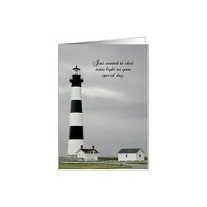  grandmother birthday, Bodie Island Lighthouse Card Health 