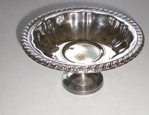 Vintage Silverplate Candy Bowl   Oneida Silversmith  